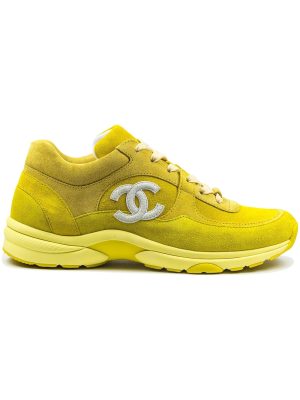 CC Logo Yellow Suede Sneaker