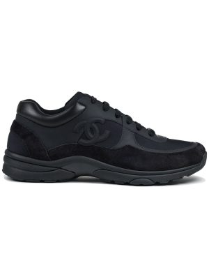 CC Logo Suede Triple Black Sneaker