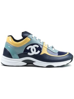 CC Logo Multi Patent Blue Teal Yellow Sneaker
