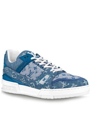 LV TRAINER SNEAKER DENIM