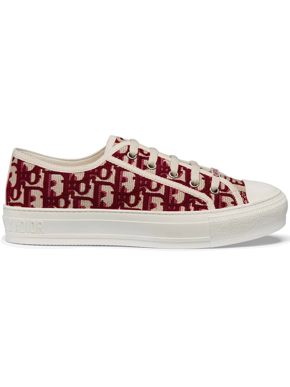 WALK'N'DIOR SNEAKER IN OBLIQUE EMBROIDERED CANVAS