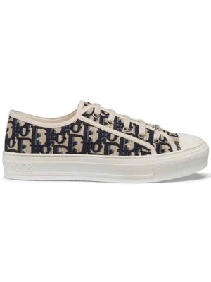 WALK'N'DIOR SNEAKER IN OBLIQUE EMBROIDERED CANVAS