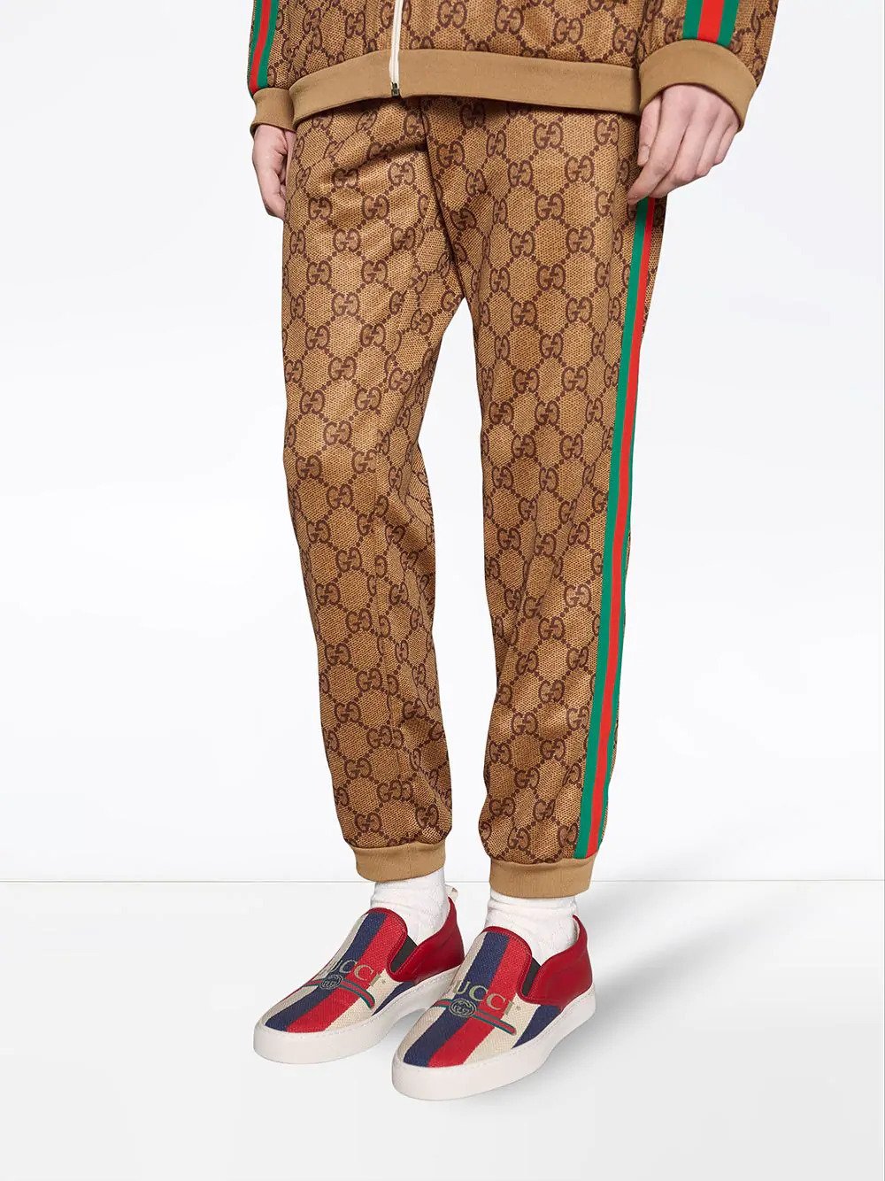 Gucci logo Sylvie slip-on sneakers