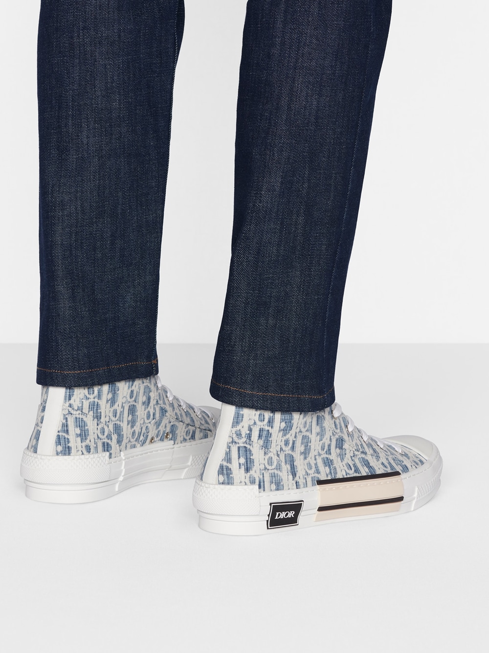 Blue Dior Oblique Kasuri jacquard