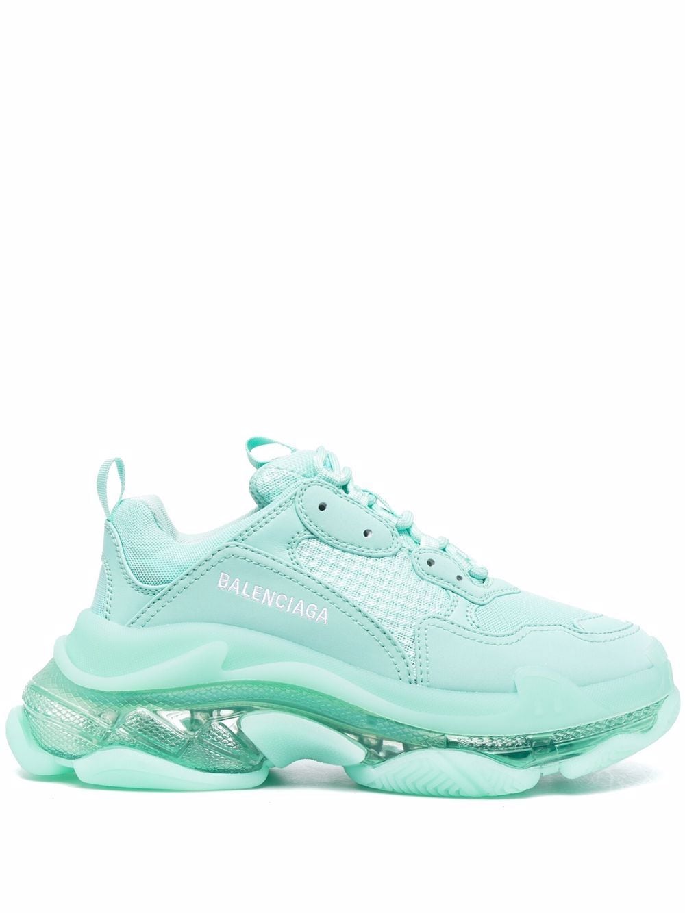 Triple S clear-sole chunky sneakers