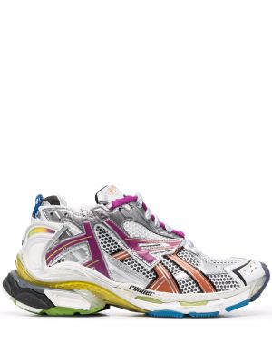 Runner panelled low-top sneakers